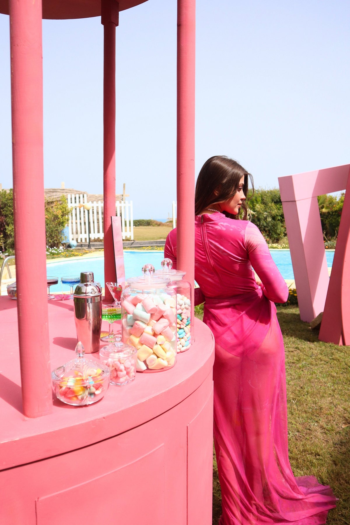 Hot Pink Poison Maxi Tulle Skirt