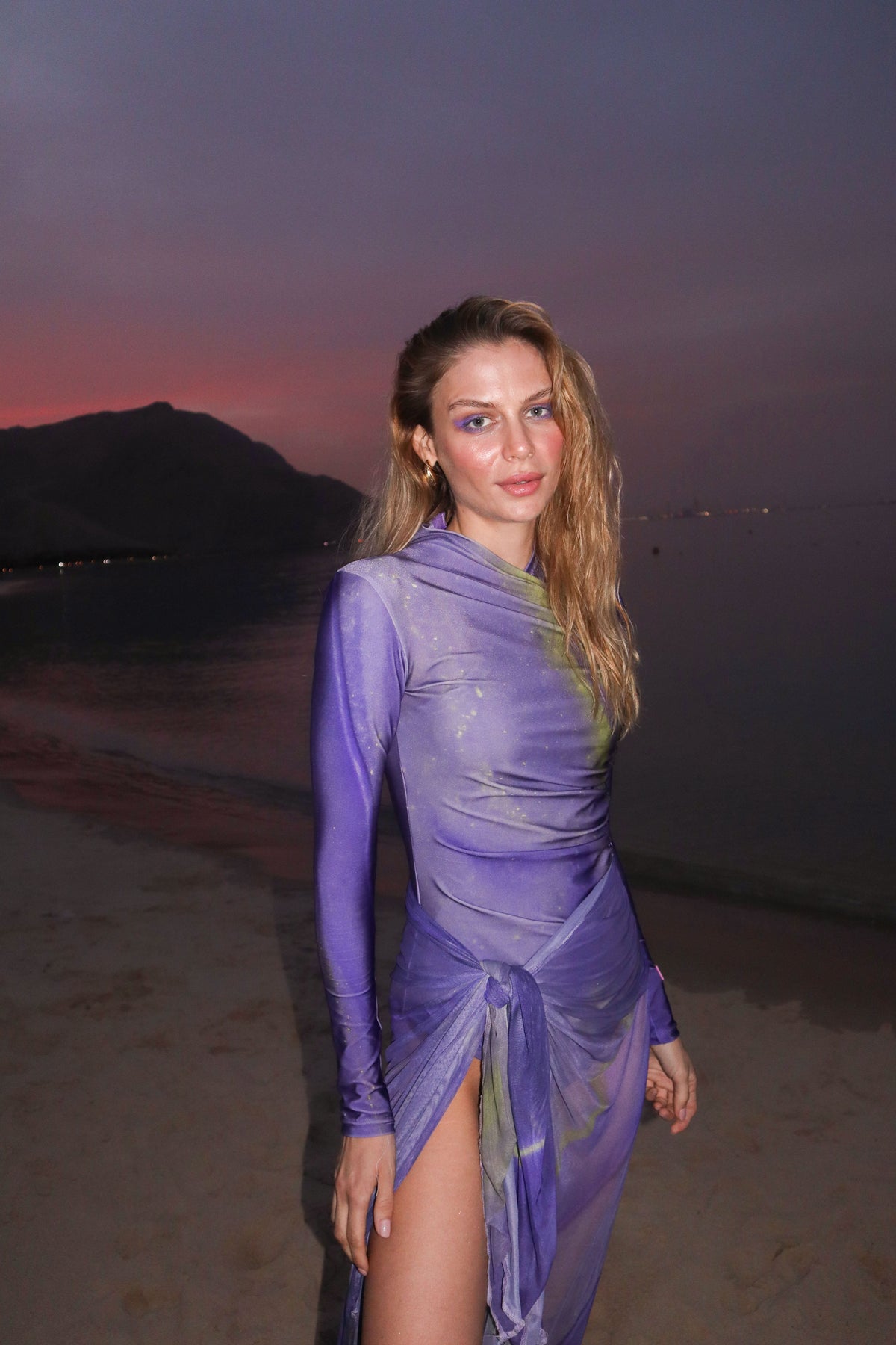 The Ultra Violet - Draped Edition Bodysuit