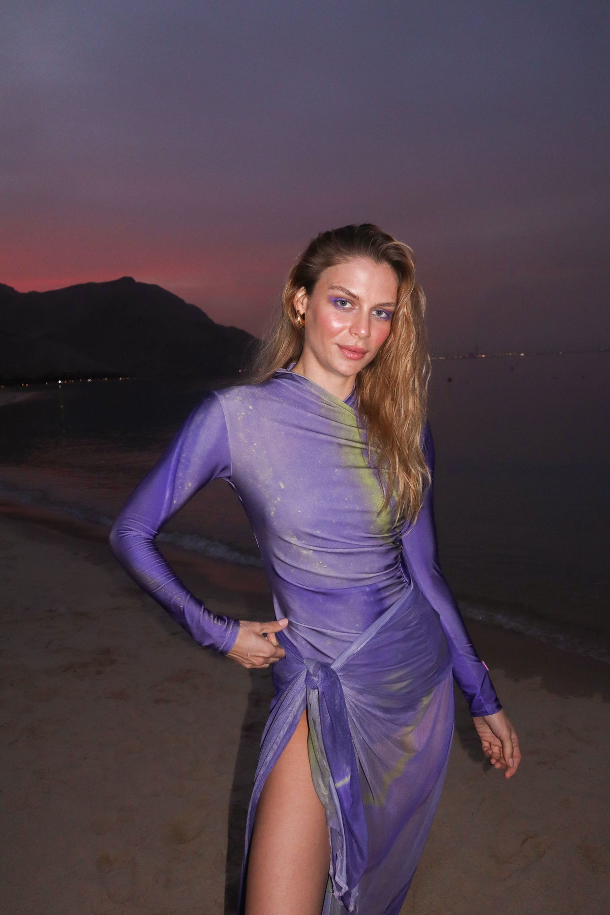 The Ultra Violet - Draped Edition Bodysuit